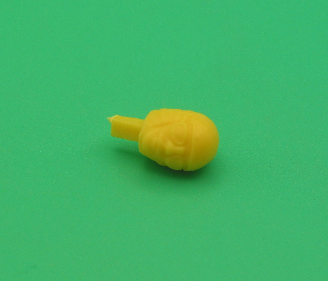 Really Useful Spares Repro Scalextric Head RUHE3 VINTAGE YELLOW PLASTIC RUSC