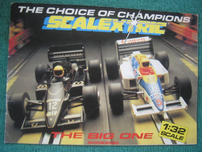 SCALEXTRIC 28TH  EDITION CATALOGUE 1987 good condition with just a few creases on the front cover
