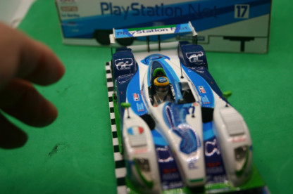 mtr 32 PESCAROLO SPORT BLUE/RED/GREEN #17 'PLAYSTATION'  hand built slot car - Image 5