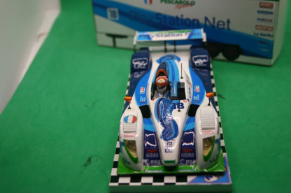 mtr 32 PESCAROLO SPORT BLUE/RED/GREEN #18 'PLAYSTATION'  hand built slot car - Image 5