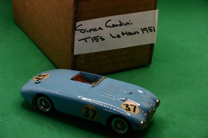 SIMCA GORDINI T15S LE MANS 1951 #31  STUNNING SLOT CAR