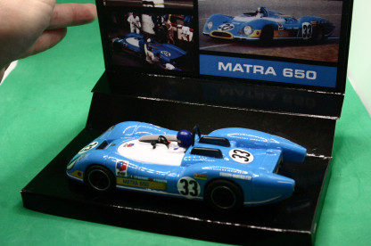 RAC REPLICAS AUTOMOVILES DE COMPETICION MATRA 650 LE MANS 1969 JP BELTOISE P COURAGE #33 good quality model - poor box