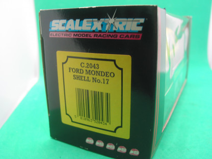 SCALEXTRIC C2043 FORD MONDEO SHELL #17  MINT BOXED IN ORIGINAL CRISP BLACK BOX WITH YELLOW END LABEL COLLECTORS CONDITION - Image 3