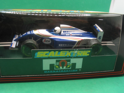 SCALEXTRIC C584 WILLIAMS RENAULT #6  MINT BOXED IN ORIGINAL CRISP BLACK BOX WITH YELLOW END LABEL COLLECTORS CONDITION
