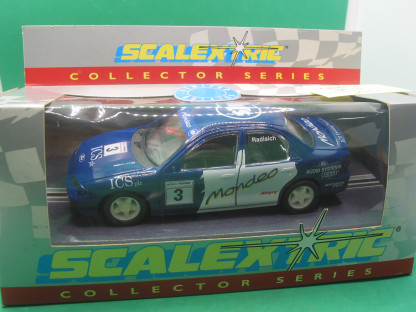 SCALEXTRIC c213 FORD MONDEO BEATTIES OF LONDON LIMITED EDITION MINT BOXED IS SILVER HI TOP COLLECTORS SERIES CARD BOX WITH ITS CERTIFICATE