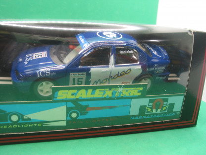 SCALEXTRIC C424 FORD COSWORTH MONDEO #15  MINT BOXED IN ORIGINAL CRISP BLACK BOX WITH YELLOW END LABEL COLLECTORS CONDITION