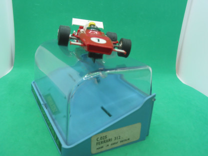 SCALEXTRIC C25 FERRARI 312 TYPE 1 VERSION WITH RX MOTOR VG+ BOXED - Image 3