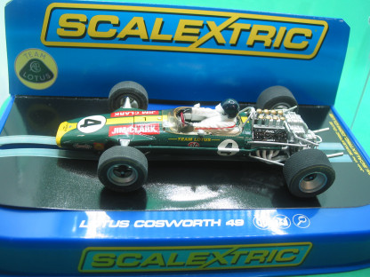 SCALEXTRIC  C3206 TEAM LOTUS 49 JIM CLARK 1968 KYALAMI #4 BNIB
