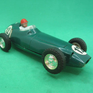 VINTAGE TRIANG SCALEXTRIC C59 BRM GREEN #12 TYPE 1 LOOP BRAID RUNS WELL VG