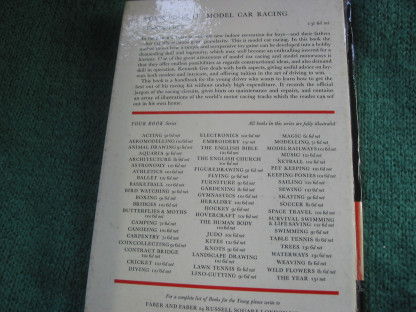 BOOK from 1965  'your book of model car racing' Kenneth  Gee -  this is an old book- it pre owned and read the spine has cracks - but the content is - Image 2