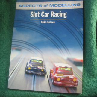 BOOK SOFT BACK  ASPECTS OF MODELLING SLOT CAR RACING COLIN JACKSON VG PRE OWNED
