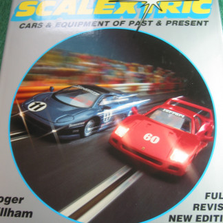 book SCALEXTRIC CARS AND EQUIPMENT PAST AND PRESENT  3RD EDITION SIGNED 257/750 CERTIFICATED  VERY GOOD  CONDITON