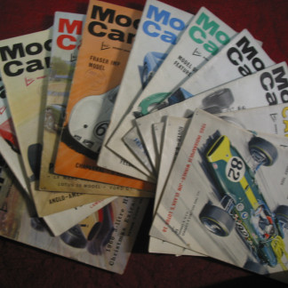 MODEL CARS HOBBY MAGAZINE 1966 (FULL YEAR) 12 ISSUES ALL PRE OWNED AND READ BUT SUCH A GREAT SOURCE OF INFORMATION - GREAT READ WITH SOME GREAT ADVERTS/ARTICLES AND PERIOD FRONT COVERS  - great opportunity