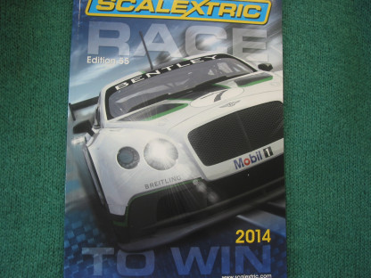 SCALEXTRIC 55TH EDITION CATALOGUE 2014 EXCELLENT CONDITION