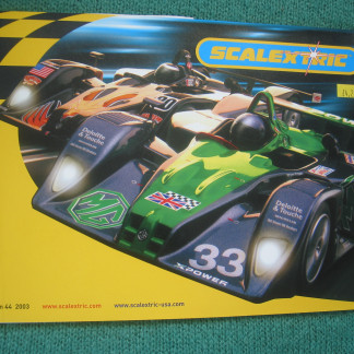SCALEXTRIC 44TH EDITION CATALOGUE 2003 EXCELLENT CONDITION