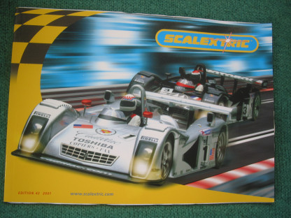 SCALEXTRIC 42 EDITION CATALOGUE 2001  EXCELLENT CONDITION