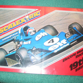SCALEXTRIC  CATALOGUE 19th     EDITION  1978  vg+