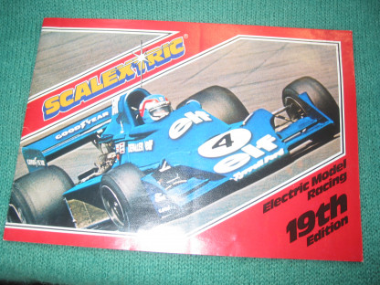 SCALEXTRIC  CATALOGUE 19th     EDITION  1978  vg+