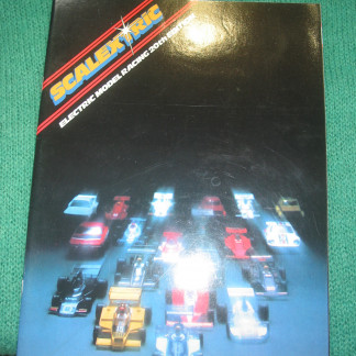 SCALEXTRIC  CATALOGUE 20th     EDITION  1979  + price list vg+