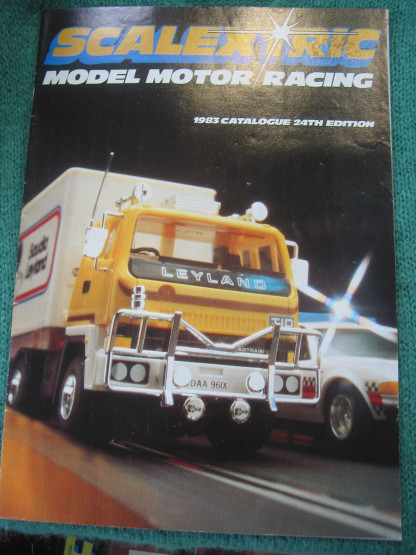 SCALEXTRIC  CATALOGUE 24th   EDITION  1983 + price list EXCELLENT