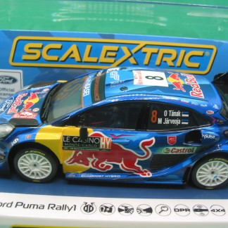 SCALEXTRIC C4501 FORD PUMA RALLY1 TANAK/JAVEOJA  2023 MONTE CARLO REDBULL #8 BNIB