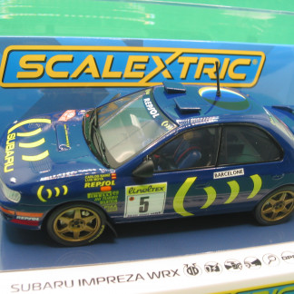SCALEXTRIC C4555 SUBARU IMPREZA WRX CARLOS SAINZ 1995 MONTE CARLO RALLYE   BNIB 4X4 DPR