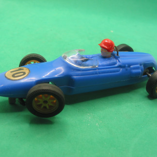 TRIANG SCALEXTRIC  C66 FORMULA JUNIOR COOPER AUSTIN EARLY SCREW BASE VERSION BLUE #10
