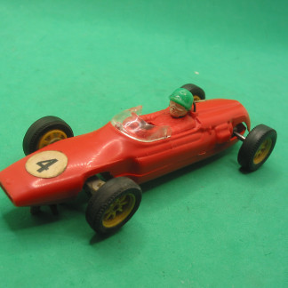 TRIANG SCALEXTRIC  C66 FORMULA JUNIOR COOPER AUSTIN RED #4 EARLY SCREW BASE VERSION
