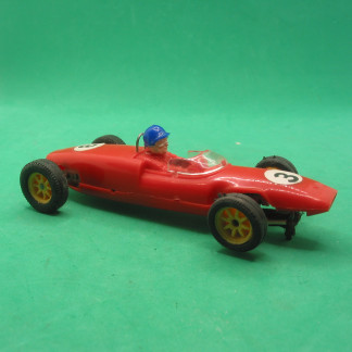 TRIANG SCALEXTRIC C67 FORMULA JUNIOR LOTUS RED #3