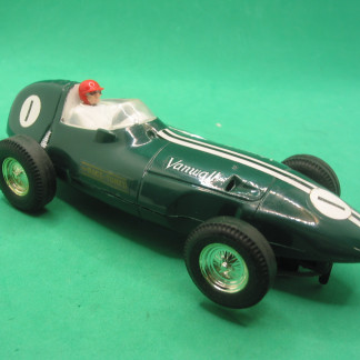 VINTAGE TRIANG SCALEXTRIC C87 VANWALL RACE TUNED - ( we have fitted new original old stock rear tyres) so runs very well - lovely condition vg+  unboxed