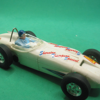 VINTAGE TRIANG SCALEXTRIC C79 OFFENHAUSER FRONT ENGINE WHITE  REPRO DECALS VERY GOOD UNBOXED