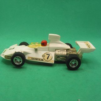 DELETED SCALEXTRIC FRENCH 099122 BRABHAM BT44 FRENCH not the original tyres but they fit perfectly on the French Wheels and it runs well Perfect Decals vg unboxed