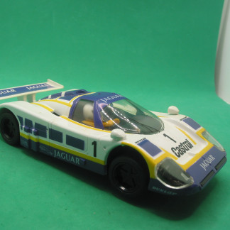 DELETED SCALEXTRIC C418 JAGUAR XKR9 PURPLE WORKING LIGHTS AND BRAKE LIGHTS VG+ UNBOXED