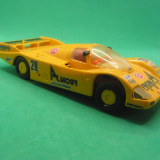 DELETED SCALEXTRIC C304 PROSCHE 962 FROM a #28 WORKING LIGHTS AND BRAKE LIGHTS