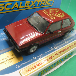 SCALEXTRIC  SCALE MODELS 35TH ANNIVERSARY VW GOLF LTD ED - ONLY 35 PRODUCED