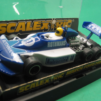DELETED SCALEXTRIC c129 MARCH FORD ROTHMANS  VG+B