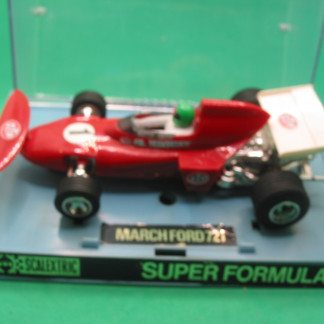 DELETED SCALEXTRIC C26 MARCH FORD TYPE 1 RX MOTOR VERSION - SCREEN IS TINTED BLACK (NOTE NOT THE SOLID BLACK, THATS ON LATER CARS )  VG+ B