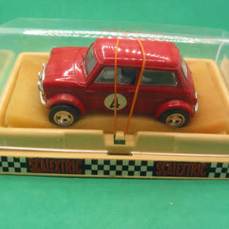 DELETED SCALEXTRIC C007 MINI COOPER FRENCH VERSION VG+B