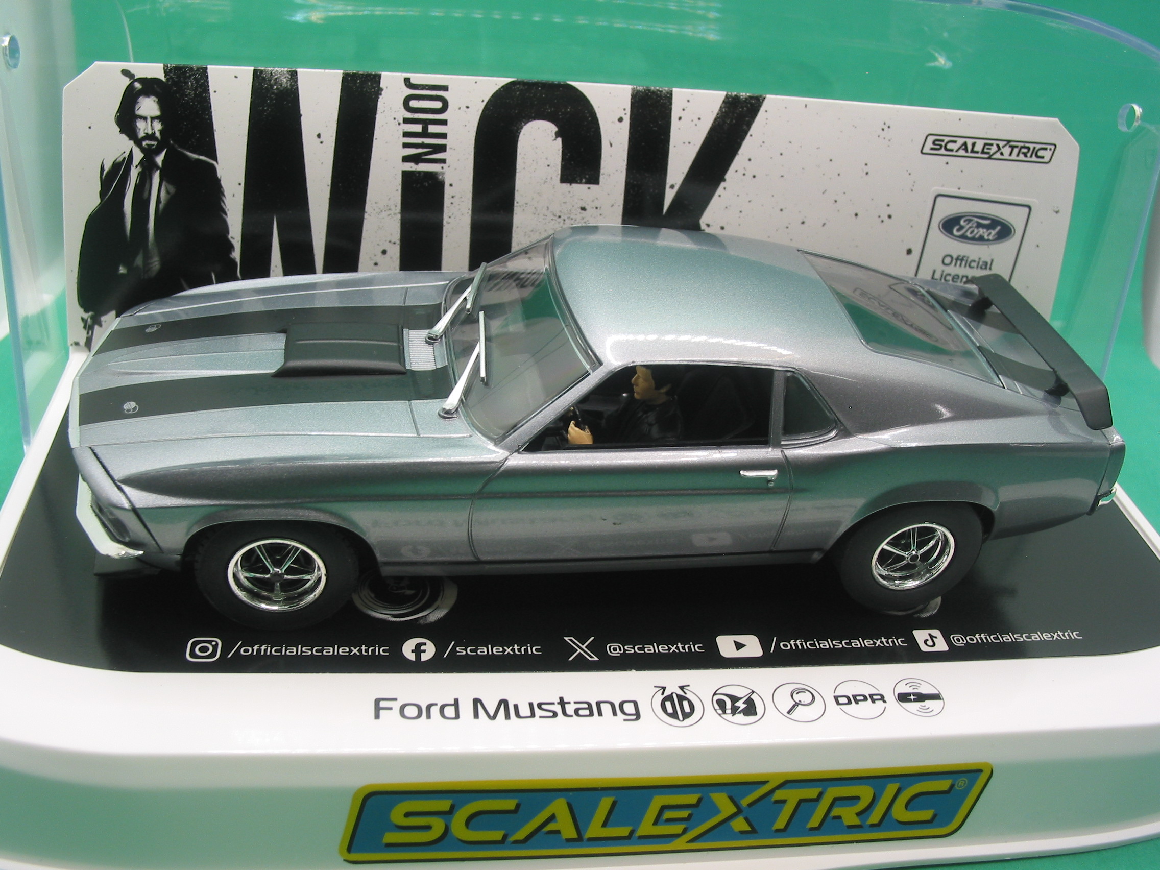 SCALEXTRIC C4497 JOHN WICK FORD MUSTANG BOSS 429  BNIB
