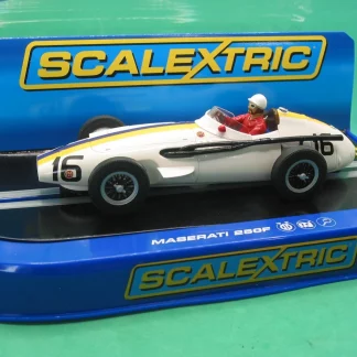 SCALEXTRIC C3403 MASERATI 250F J BONNIER #16 1957 WHITE #16 BNIB COLLECTIBLE