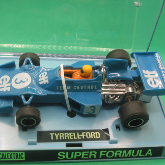 DELETED SCALEXTRIC C121 TYRRELL FORD ORANGE DRIVER VERSION VG+ CONDITION BOX IS EXCELLENT WITH WORKING INTACT HINGES ON THE LID