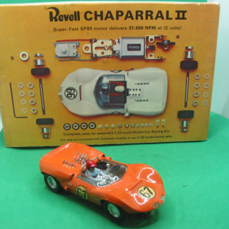 REVELL CHAPARRALL ll lovely build nice paint finish - nice original box and instructions vg+