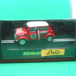 SCALEXTRIC C2103 RED MINI #55   MINT BOXED IN ORIGINAL CRISP BLACK BOX WITH YELLOW END LABEL COLLECTORS CONDITION