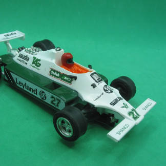 SCALEXTRIC  C138 WILLIAMS FW07B - THIS IS ONE OF THE MORE RARE VERSIONS - the body top has been cast in green plastic and then sprayed white over the top- the majority are cast in white and the green is sprayed on  exc condition