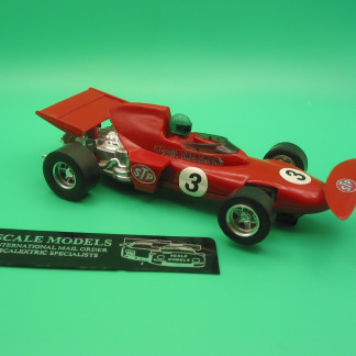 VINTAGE TRIANG SCALEXTRIC C26 MARCH FORD FRENCH VERSION  difference being the drivers body is not painted- had a French Drivers head, French wheels and tyres  Fench version of the RX motor,  very good unboxed