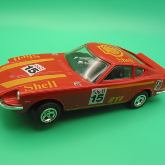SCALEXTRIC C459 DATSUN 240Z SHELL REPRO TYRES VERY GOOD UNBOXED BARGAIN