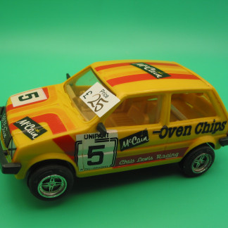 SCALEXTRIC C304 MINI METRO MCCAIN REPRO TYRES VERY GOOD UNBOXED