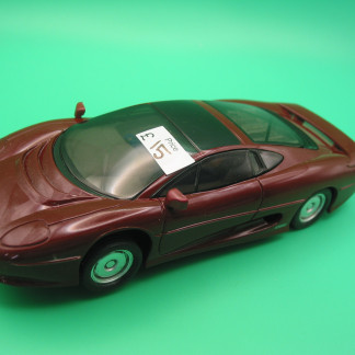 SCALEXTRIC C230 JAGUAR XJ220 BURGUNDY WORKING LIGHTS FRONT AND REAR PLUS BARKE LIGHTS VERY GOOD UNBOXED BARGAIN