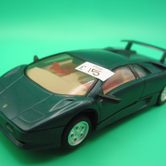 SCALEXTRIC C452 LAMBORGHINI DIABLO MET GREEN  WORKING LIGHTS FRONT AND REAR PLUS BARKE LIGHTS VERY GOOD UNBOXED BARGAIN
