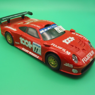 SCALEXTRIC C2202 PORSCHE 911 GT1 100+ working lights excellent unboxed bargain